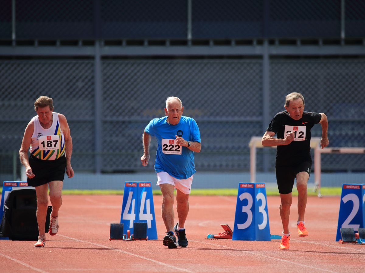 Masters running race